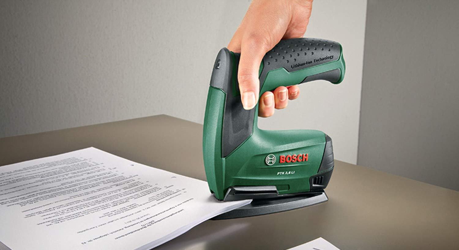 אקדח סיכות מקצועי נטען בוש BOSCH PTK 3.6LI MULTI PAGE STAPLER 3165140742849
